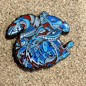 Danny Steinman  Capitol Theatre Squirrel Pin "US Blues"  Variant 188/250